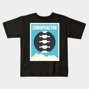 Vintage Chiropractor Chiropractic Spine Poster Kids T-Shirt